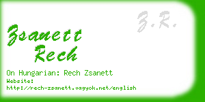zsanett rech business card
